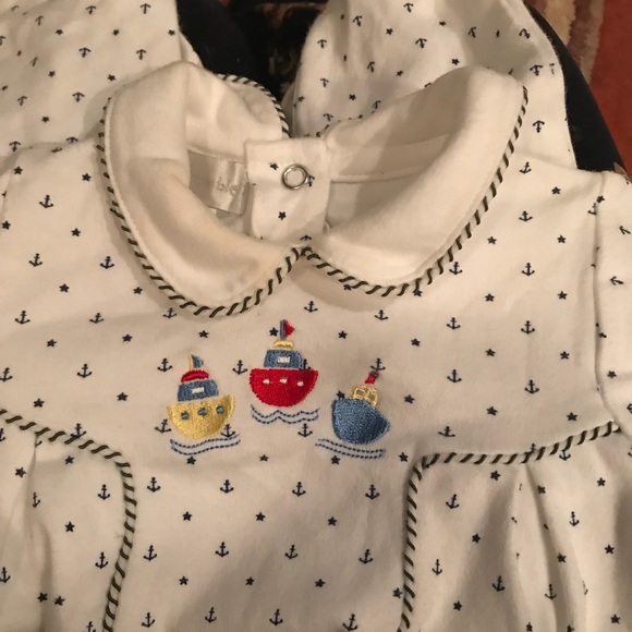 Noah’s Ark Peter Pan Collar Romper - Picture 6 of 7